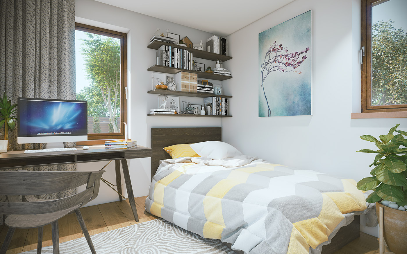 příklad interiéru domu