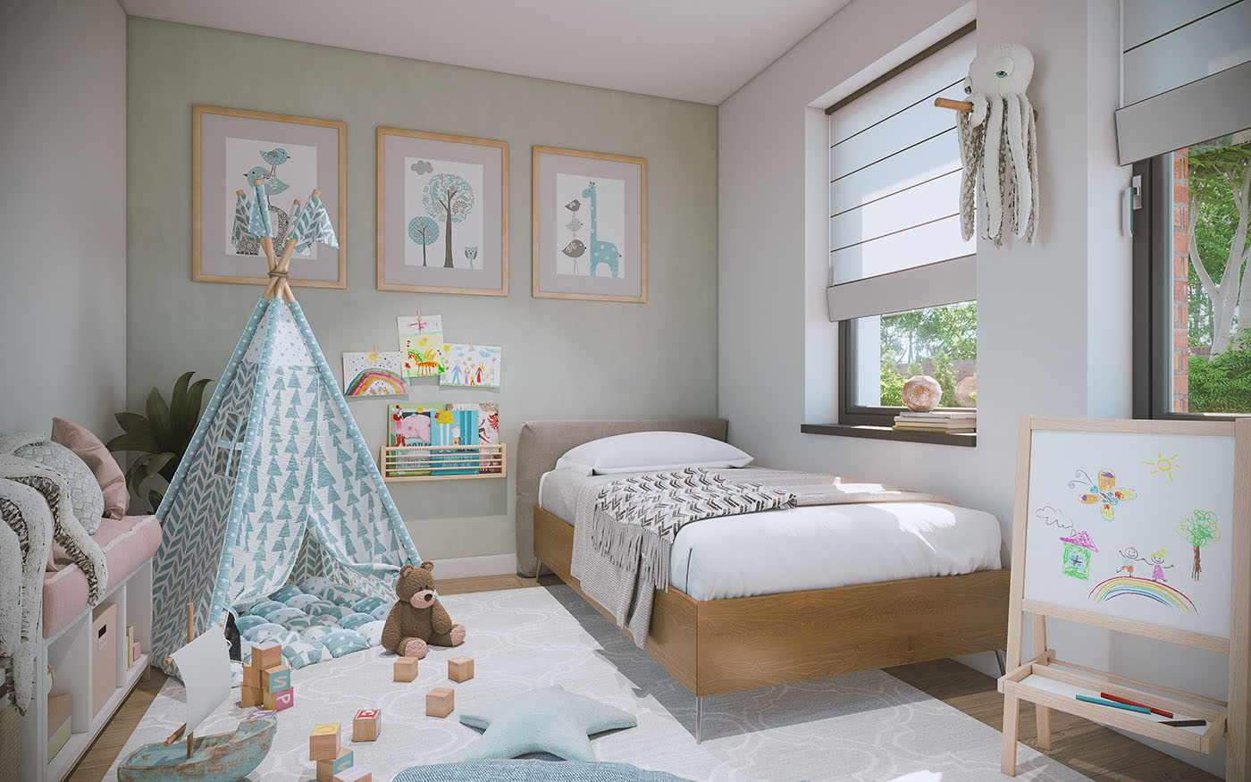 příklad interiéru domu