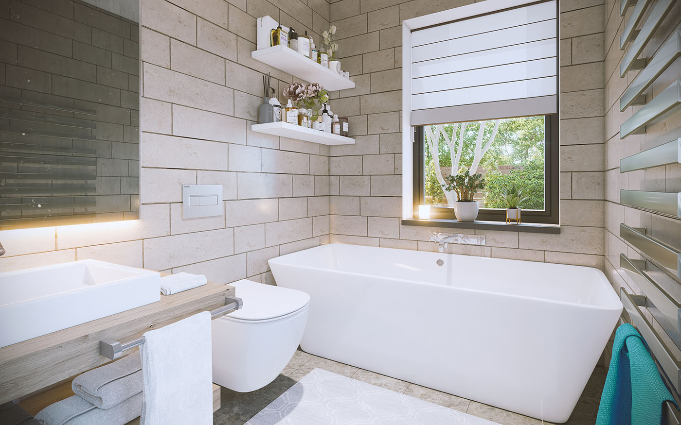 příklad interiéru domu