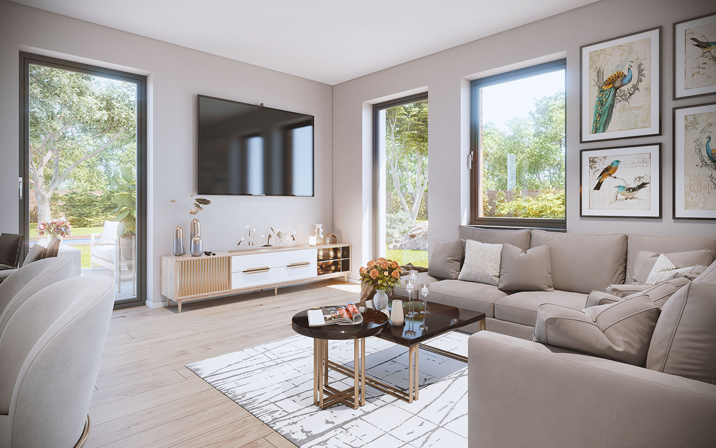 příklad interiéru domu