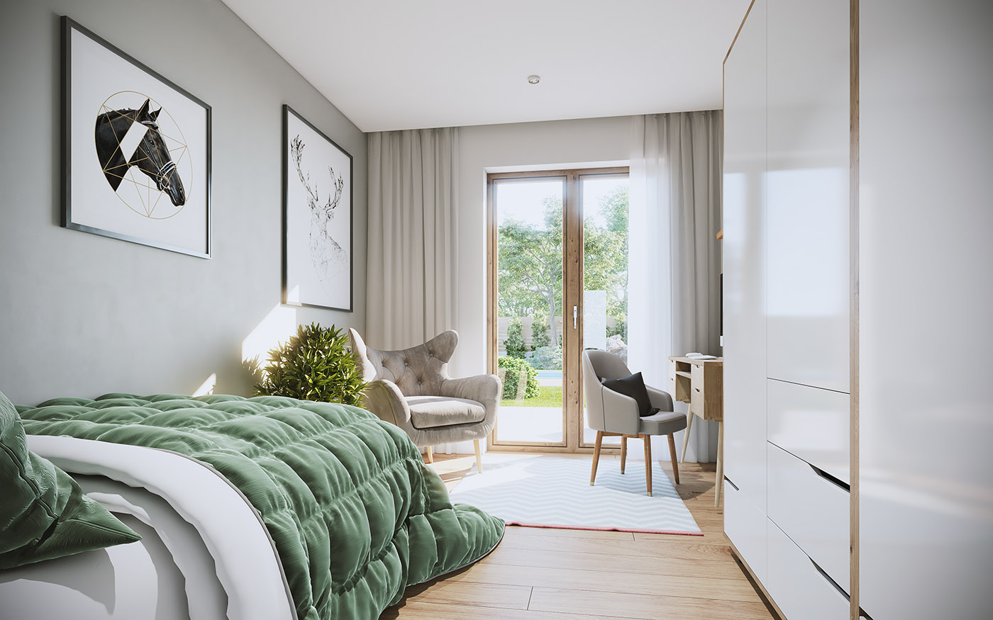 příklad interiéru domu