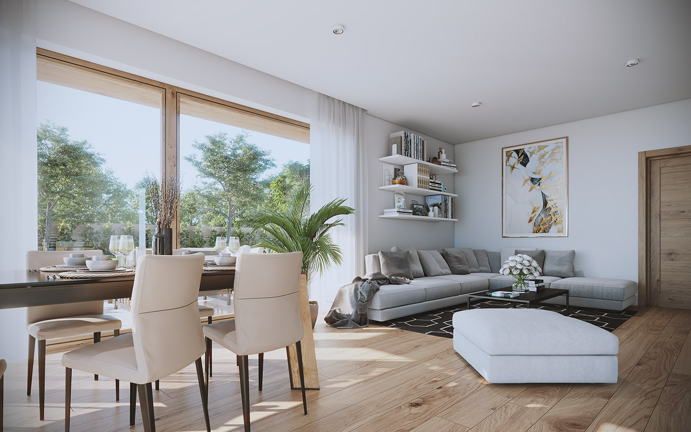 příklad interiéru domu