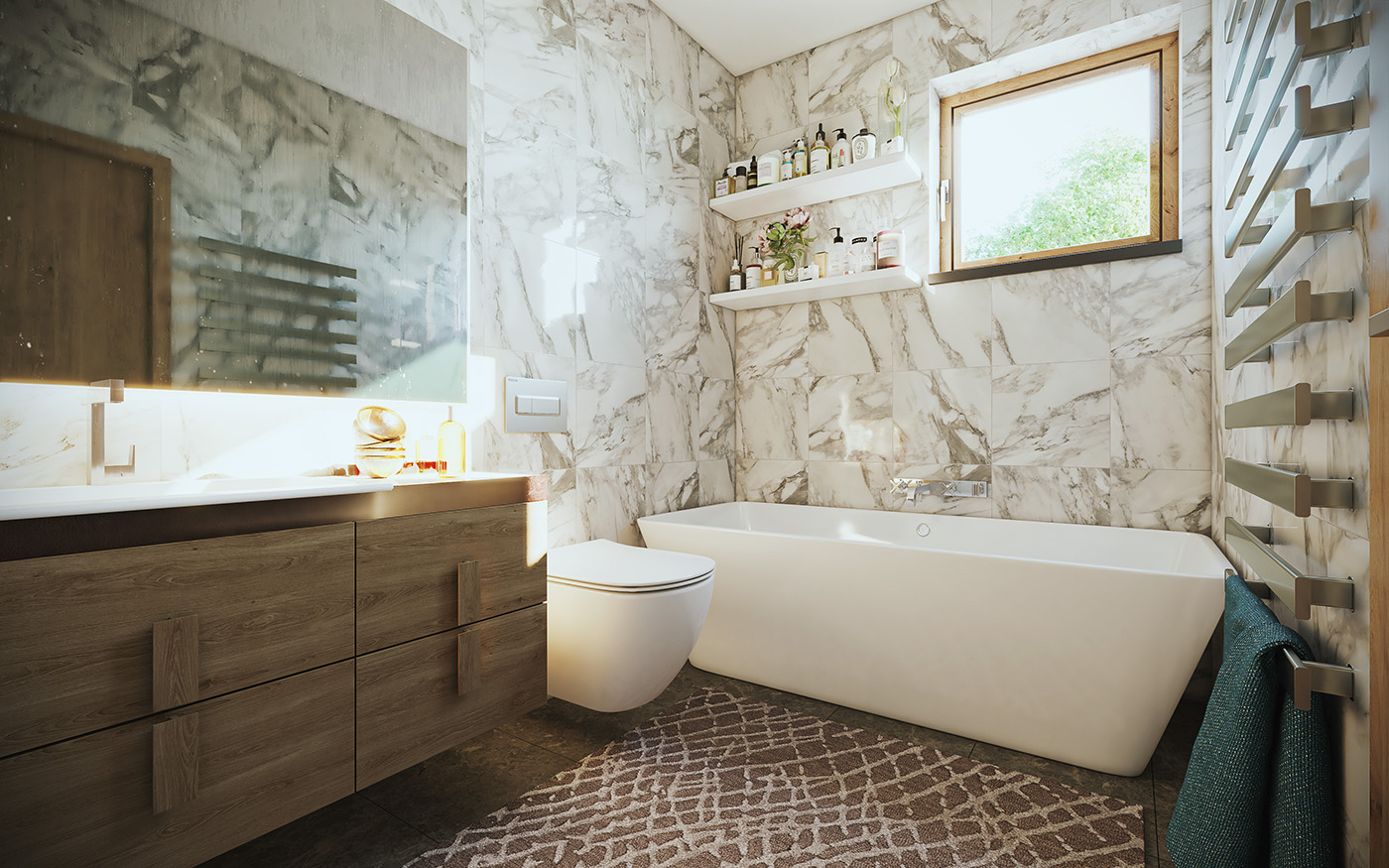 příklad interiéru domu