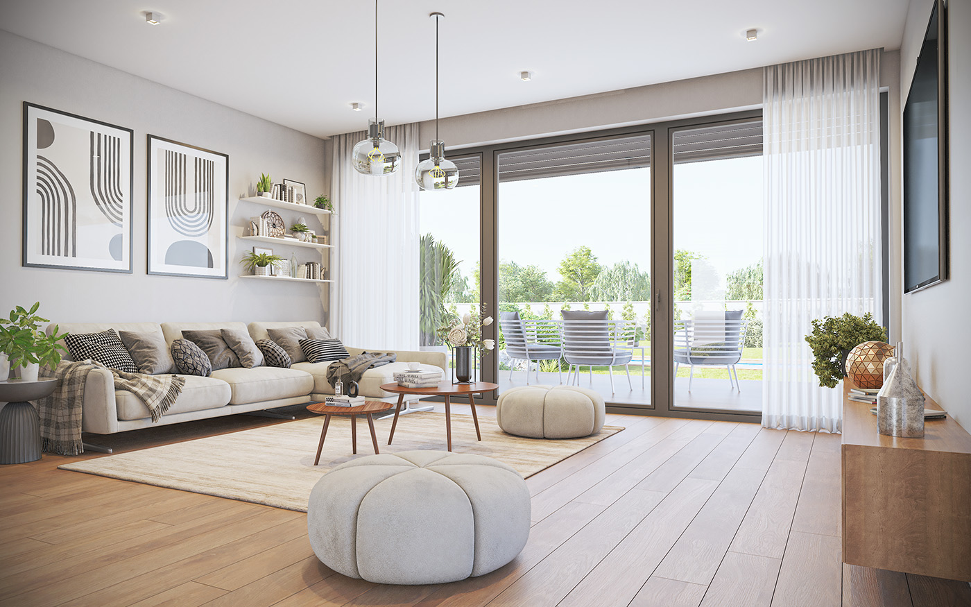 příklad interiéru domu