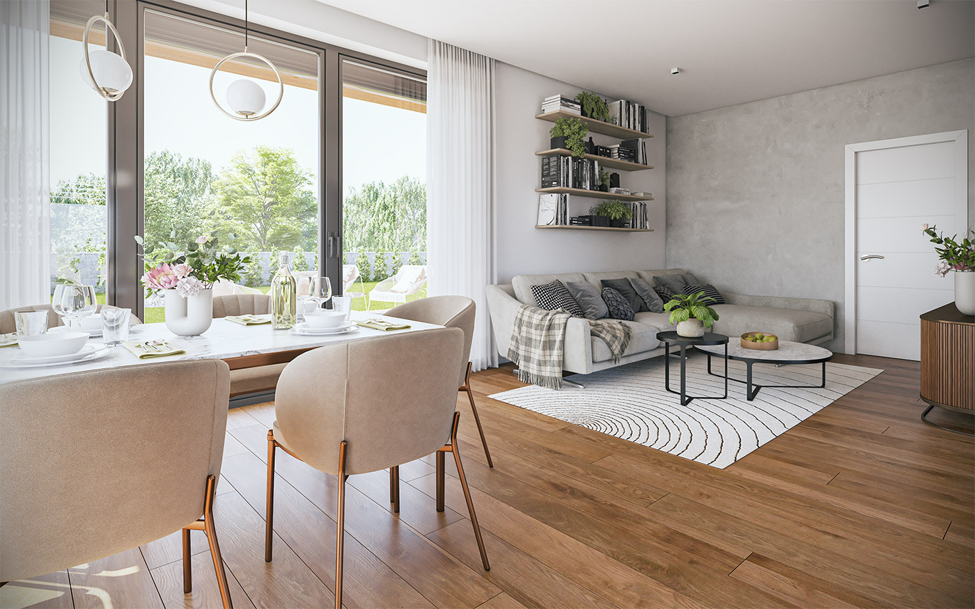 příklad interiéru domu