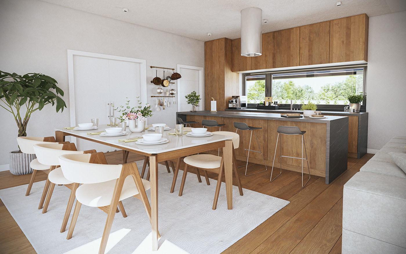 příklad interiéru domu