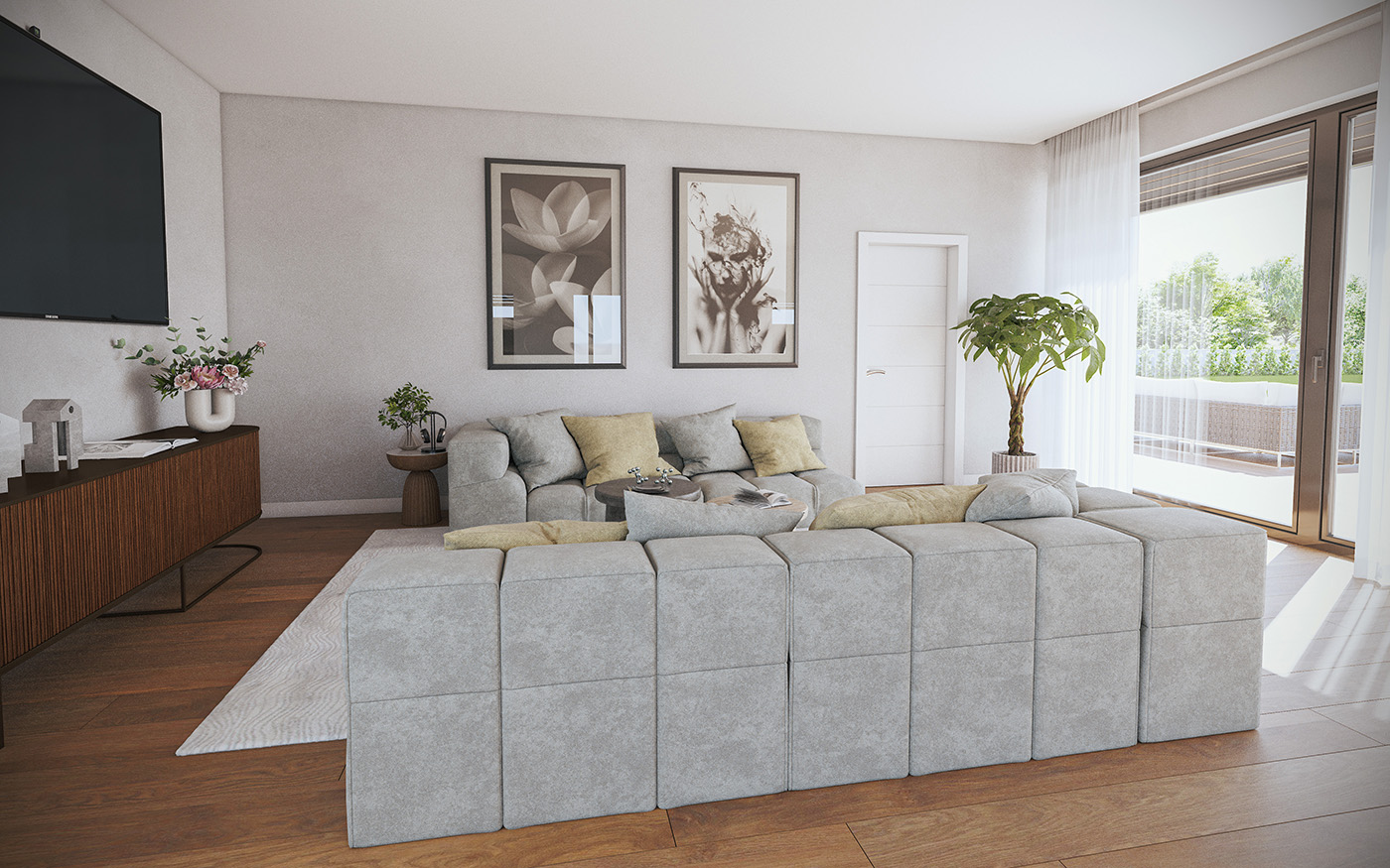 příklad interiéru domu