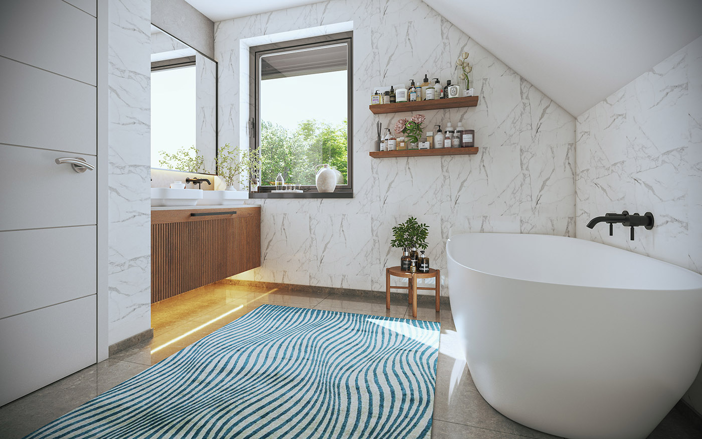 příklad interiéru domu