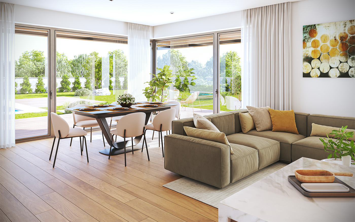 příklad interiéru domu