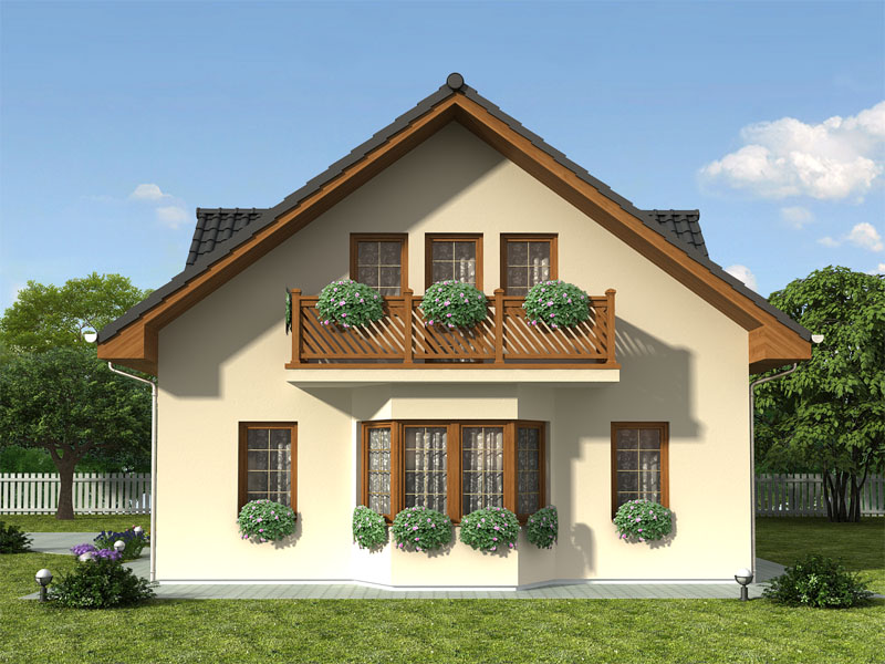 pohled domu
