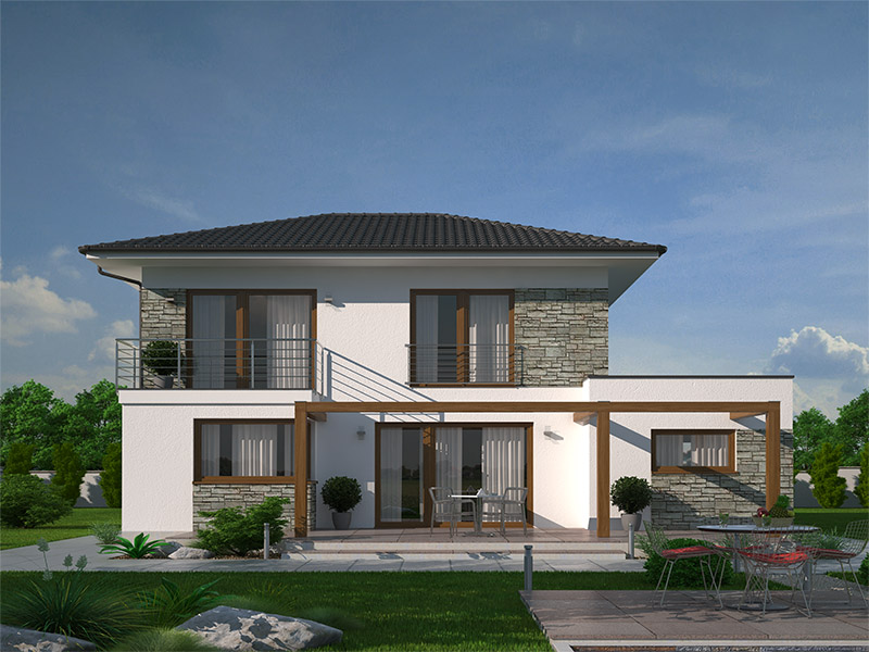 pohled domu