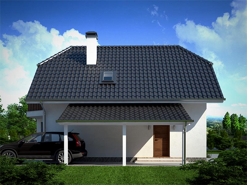 pohled domu
