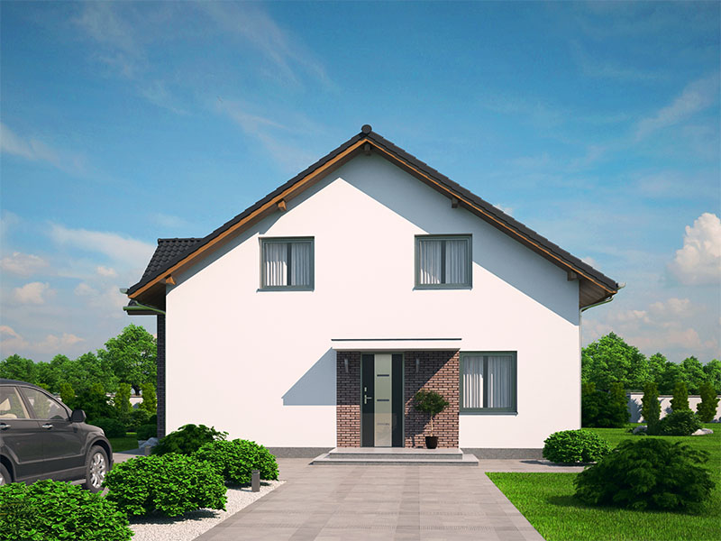 pohled domu