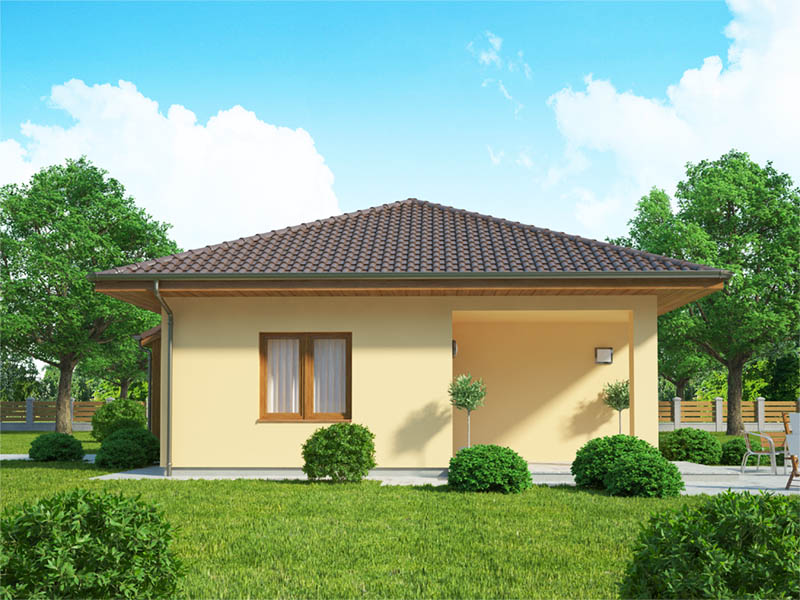 pohled domu