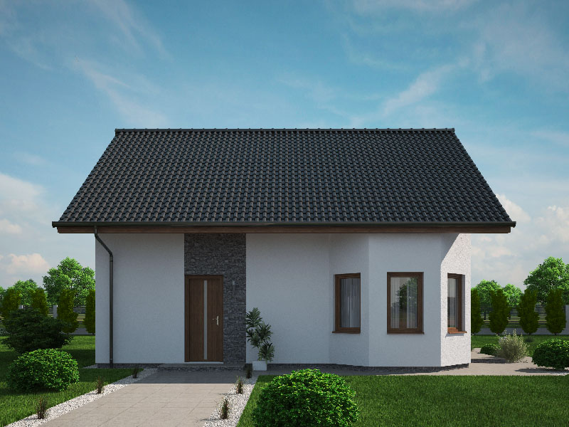 pohled domu