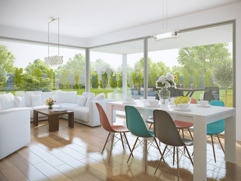 příklad interiéru domu