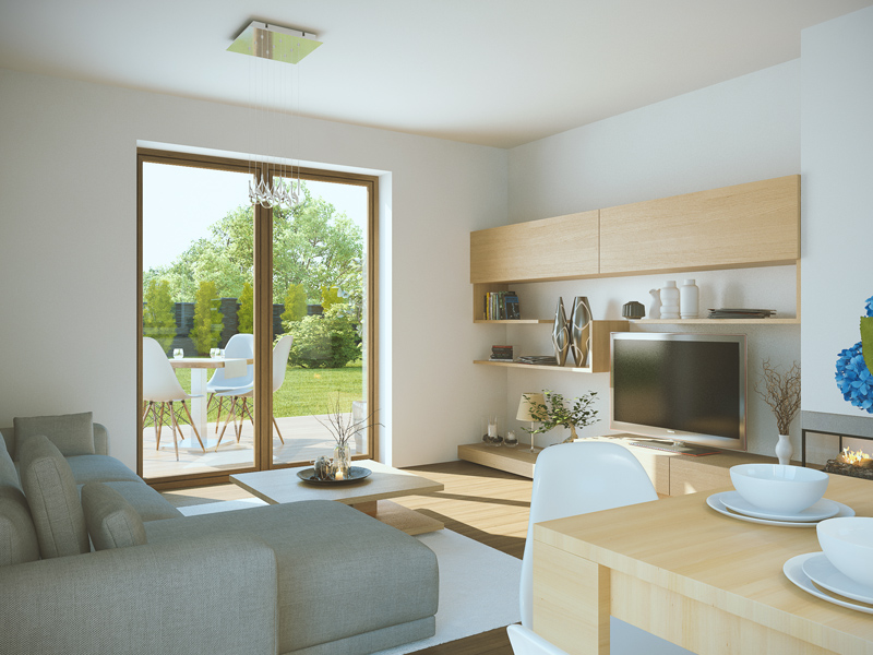 příklad interiéru domu