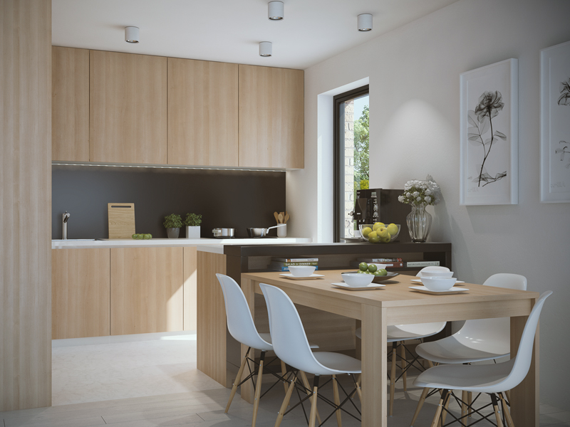 příklad interiéru domu