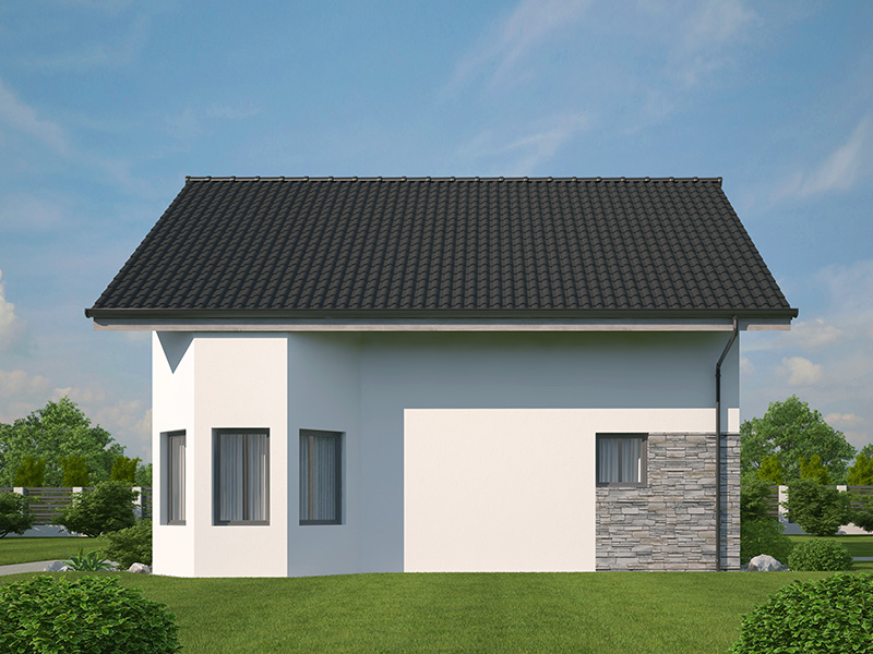 pohled domu