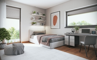 příklad interiéru domu