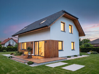 pohled domu
