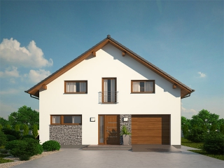pohled domu