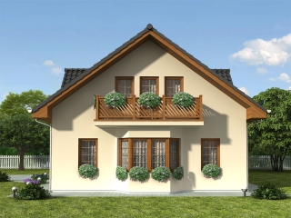 pohled domu