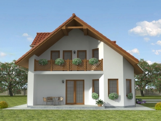 pohled domu