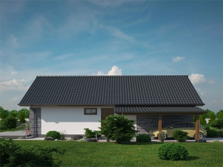 pohled domu